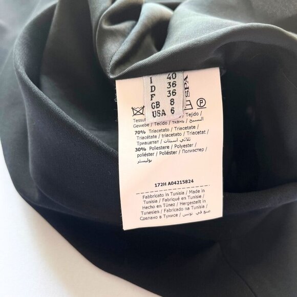 BOUTIQUE MOSCHINO BLACK MOCK NECK SLEEVELESS SHIFT DRESS - 6 - Picture 10 of 10